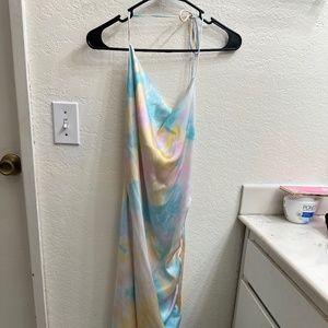Pastel Silk Zara Dress